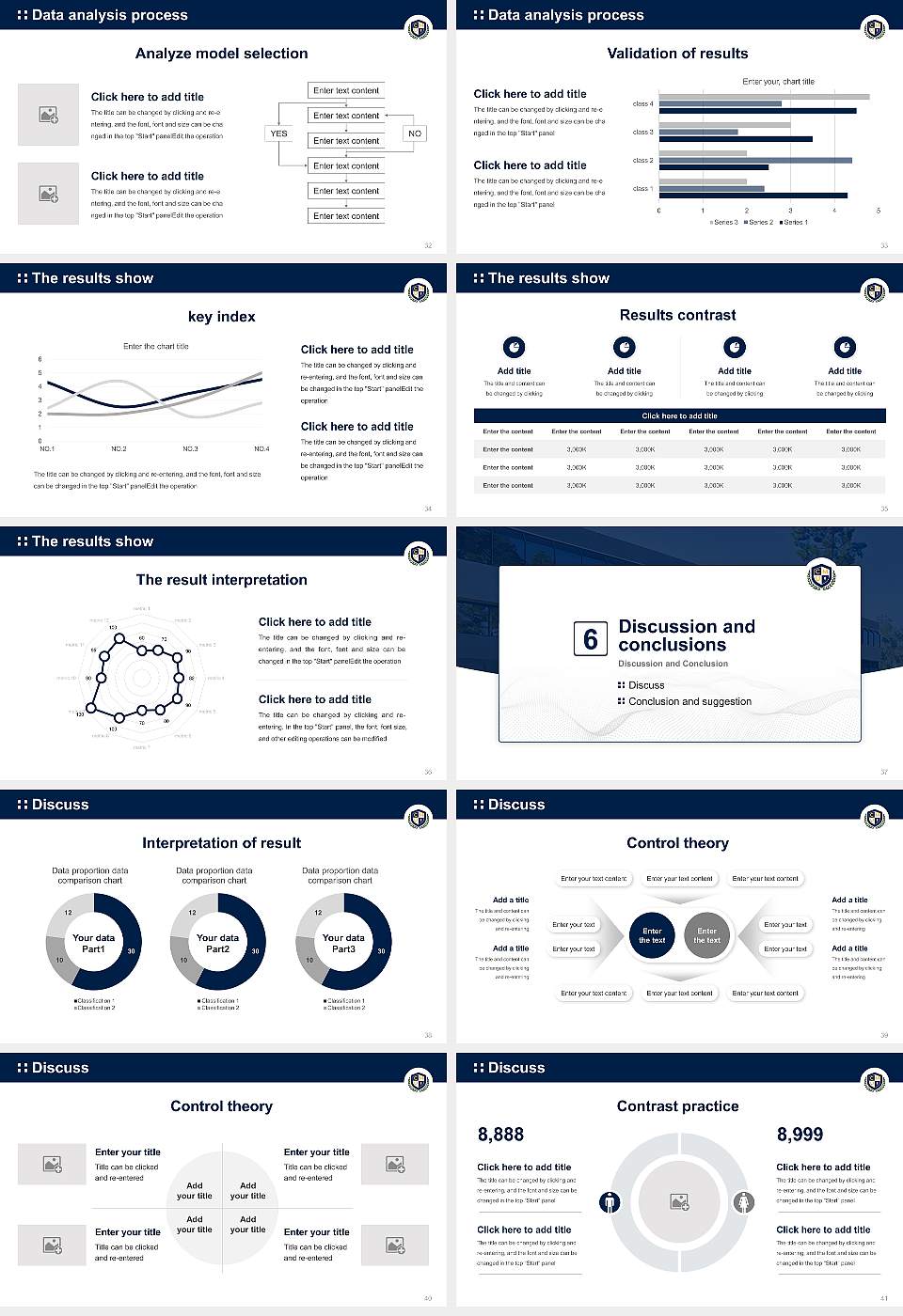 California Miramar University Graduation Thesis Defense PPT Template16:9 ratio PPT effect preview image5