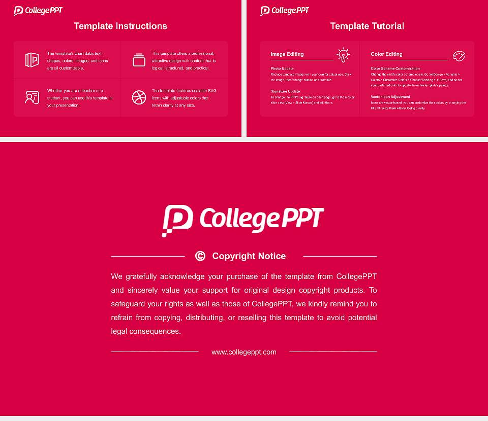 Cambridge College Course/Courseware Creation PPT Template16:9 ratio PPT effect preview image5
