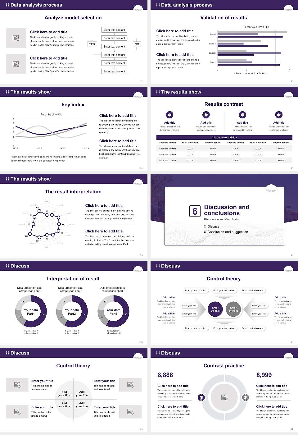 California Lutheran University Graduation Thesis Defense PPT Template16:9 ratio PPT effect preview image5