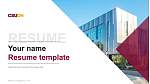 California State University-Dominguez Hills Resume PPT Template