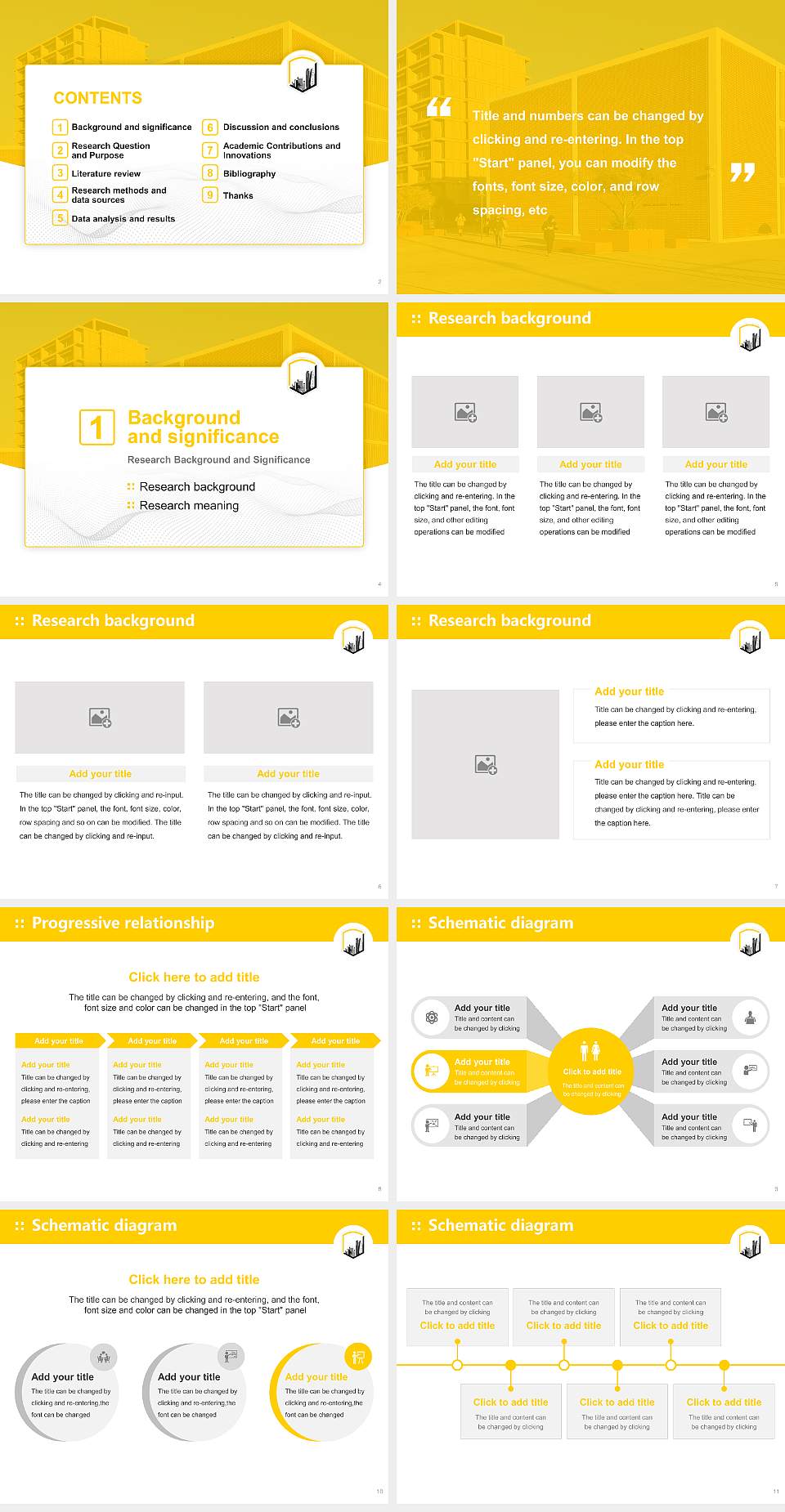 California State University-Los Angeles Graduation Thesis Defense PPT Template4:3 ratio PPT effect preview image2
