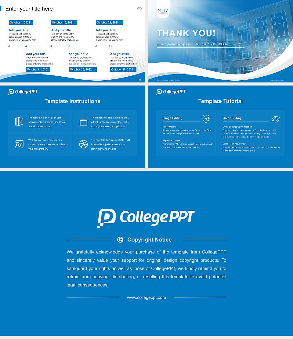 Cabarrus College of Health Sciences Lecture Sharing and Networking Event PPT Template16:9 ratio PPT effect preview image4