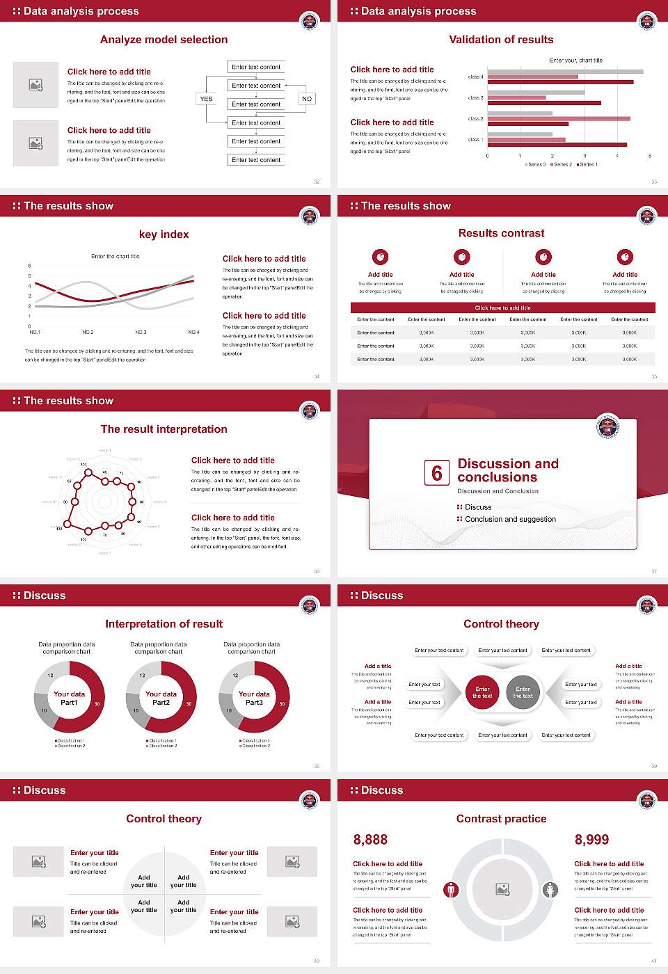 California State University-Fresno Graduation Thesis Defense PPT Template16:9 ratio PPT effect preview image5