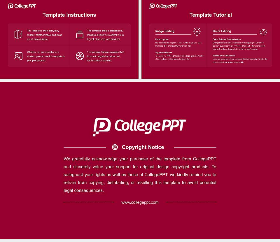 Calvin Theological Seminary Course/Courseware Creation PPT Template16:9 ratio PPT effect preview image5