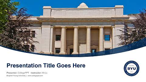 Brigham Young University Course/Courseware Creation PPT Template