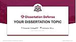 Cairn University Graduation Thesis Defense PPT Template