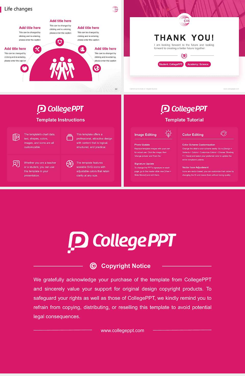 California Institute of Integral Studies National Scholarship Defense PPT Template4:3 ratio PPT effect preview image4