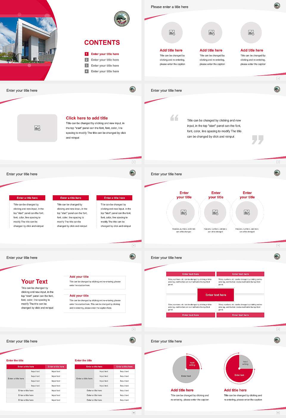 California State University-East Bay Course/Courseware Creation PPT Template16:9 ratio PPT effect preview image2
