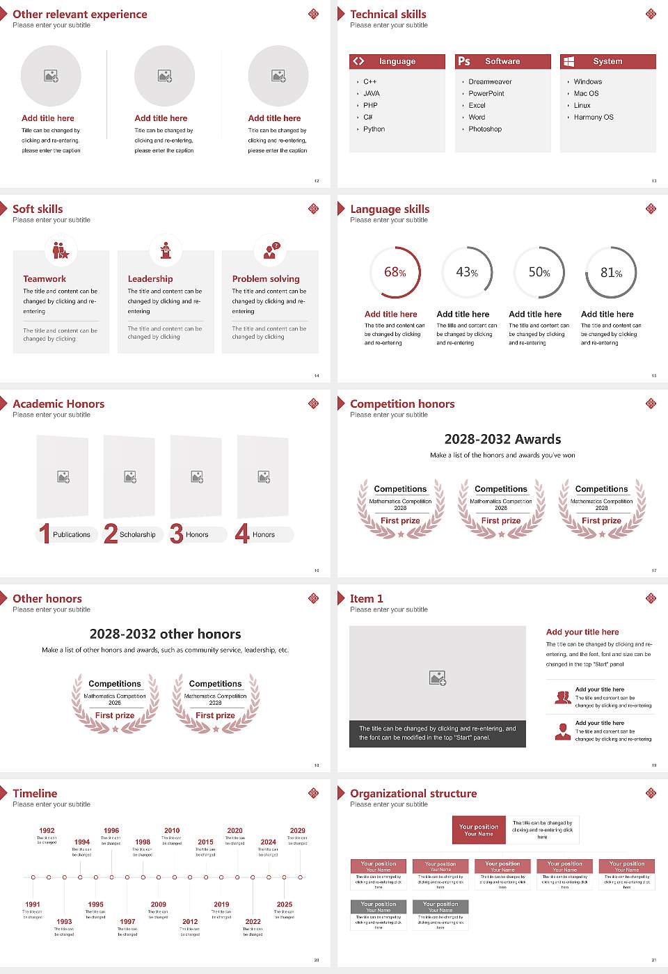 Boston Graduate School of Psychoanalysis Inc Resume PPT Template16:9 ratio PPT effect preview image3