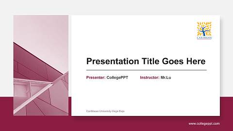 Caribbean University-Vega Baja General Purpose PPT Template