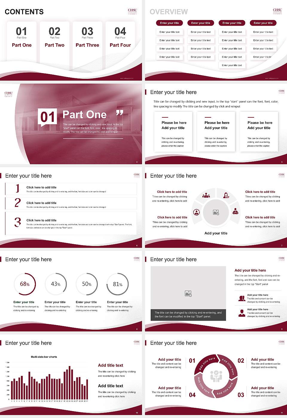 California Health Sciences University Lecture Sharing and Networking Event PPT Template16:9 ratio PPT effect preview image2
