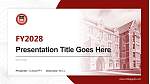 Boston College Academic Presentation/Research Findings Report PPT Template