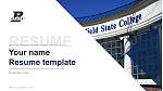 Bluefield State College Resume Templat PPT