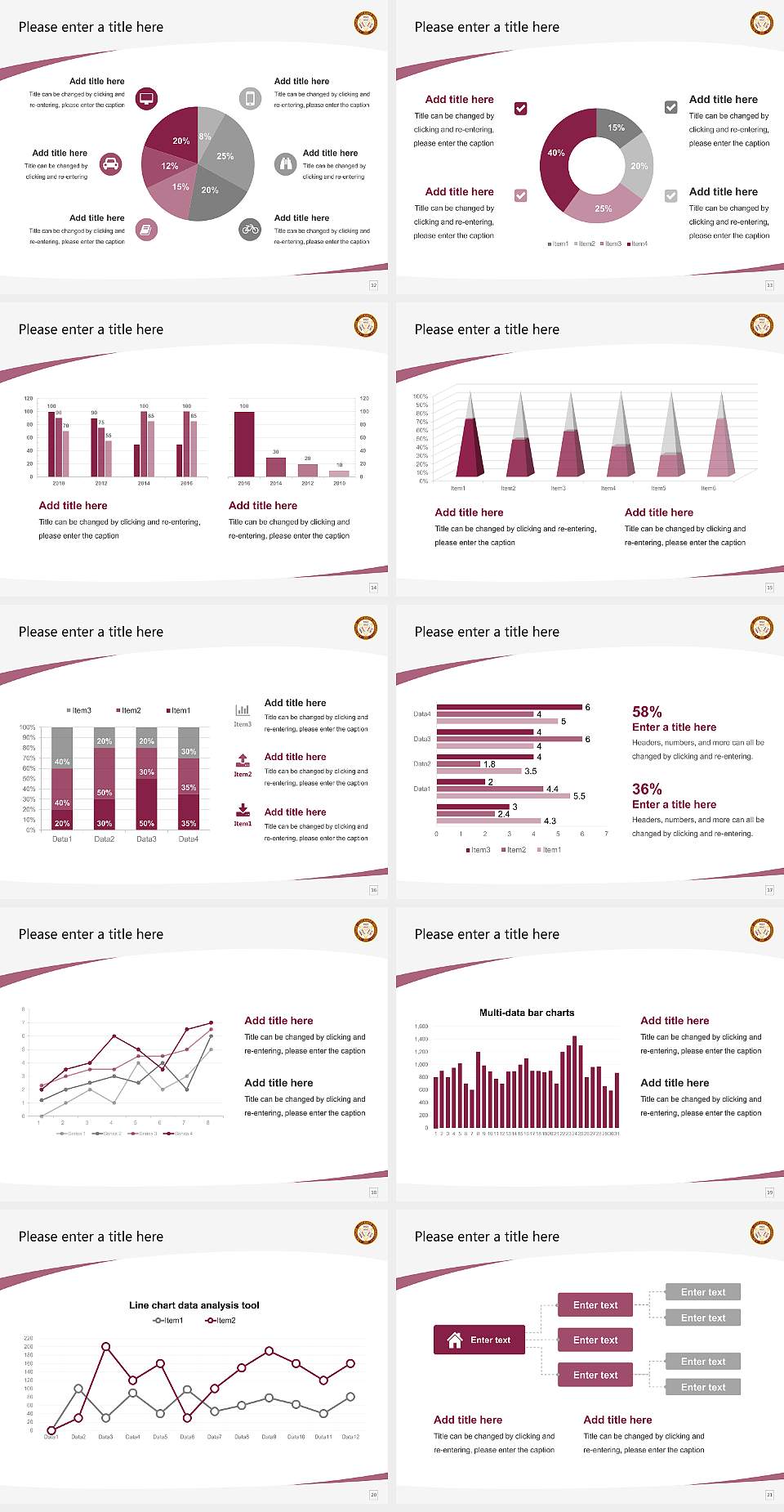 Bethune-Cookman University Course/Courseware Creation PPT Template4:3 ratio PPT effect preview image3