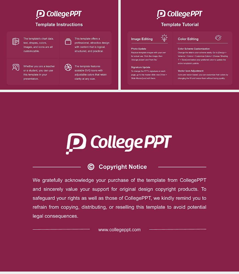 Bethune-Cookman University Course/Courseware Creation PPT Template4:3 ratio PPT effect preview image5