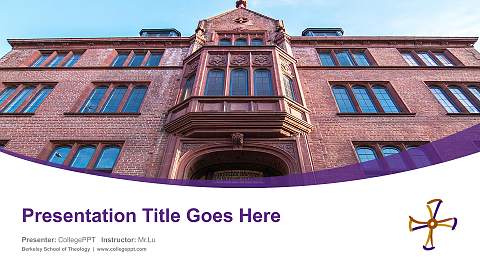 Berkeley School of Theology Course/Courseware Creation PPT Template