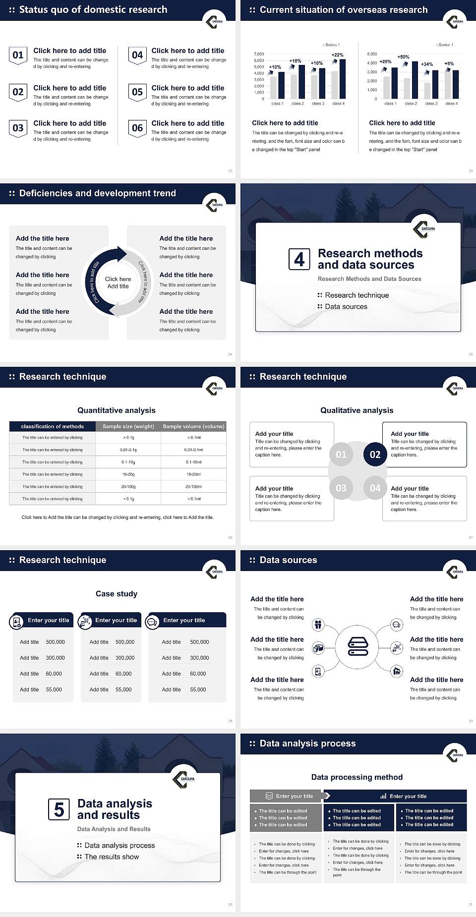 Carolina Christian College Graduation Thesis Defense PPT Template4:3 ratio PPT effect preview image4