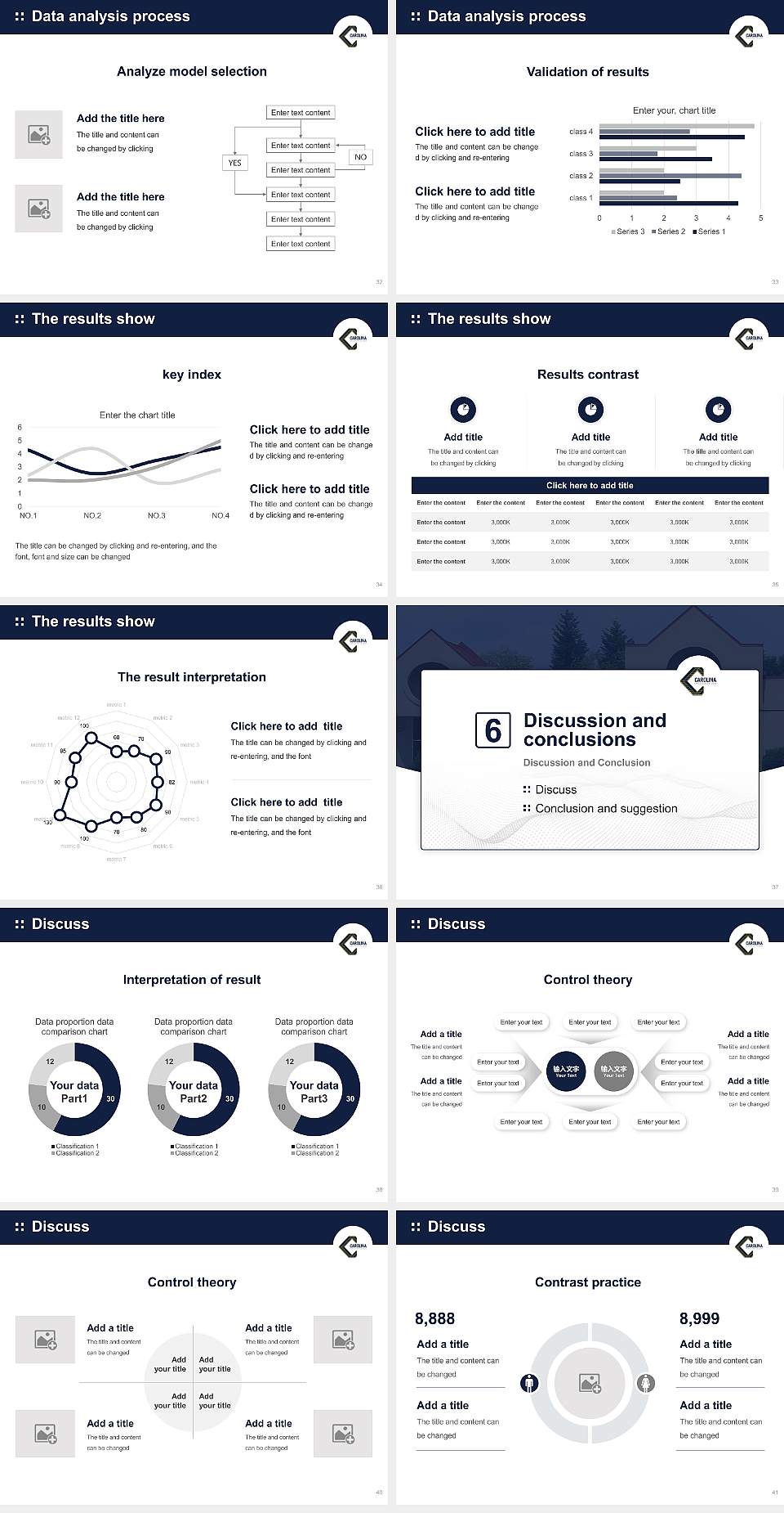 Carolina Christian College Graduation Thesis Defense PPT Template4:3 ratio PPT effect preview image5