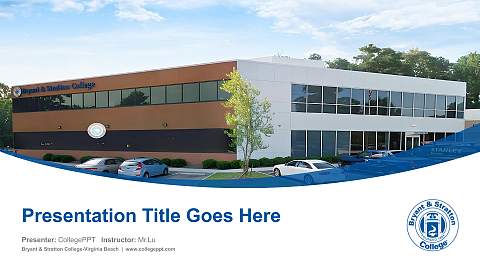 Bryant & Stratton College-Virginia Beach Course/Courseware Creation PPT Template
