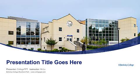 Berkeley College-Woodland Park Course/Courseware Creation PPT Template