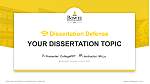 Bowie State University Graduation Thesis Defense PPT Template