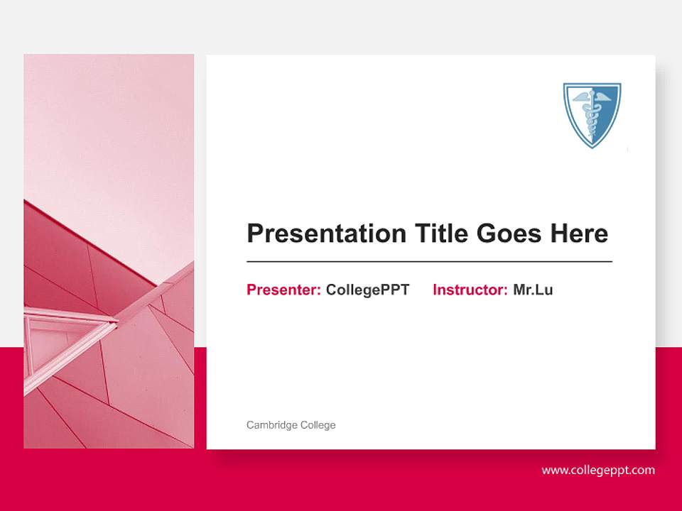 Cambridge College General Purpose PPT Template4:3 ratio PPT effect preview image6