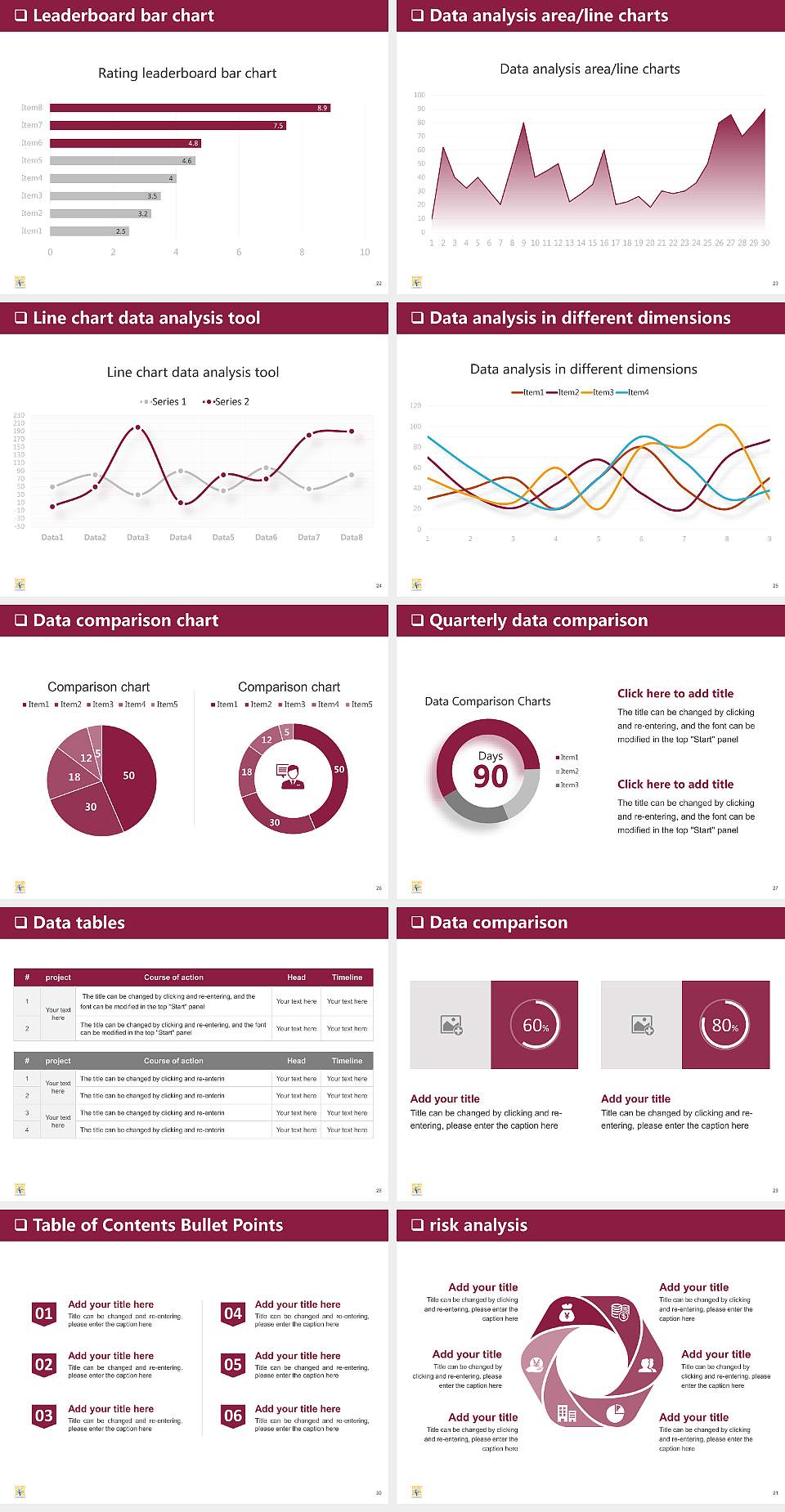 Caribbean University-Bayamon General Purpose PPT Template4:3 ratio PPT effect preview image4