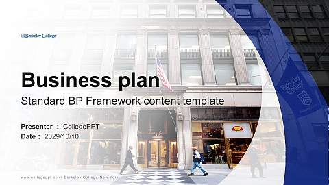Berkeley College-New York Competition/Entrepreneurship Contest PPT Template