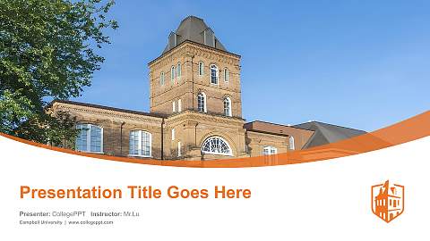 Campbell University Course/Courseware Creation PPT Template