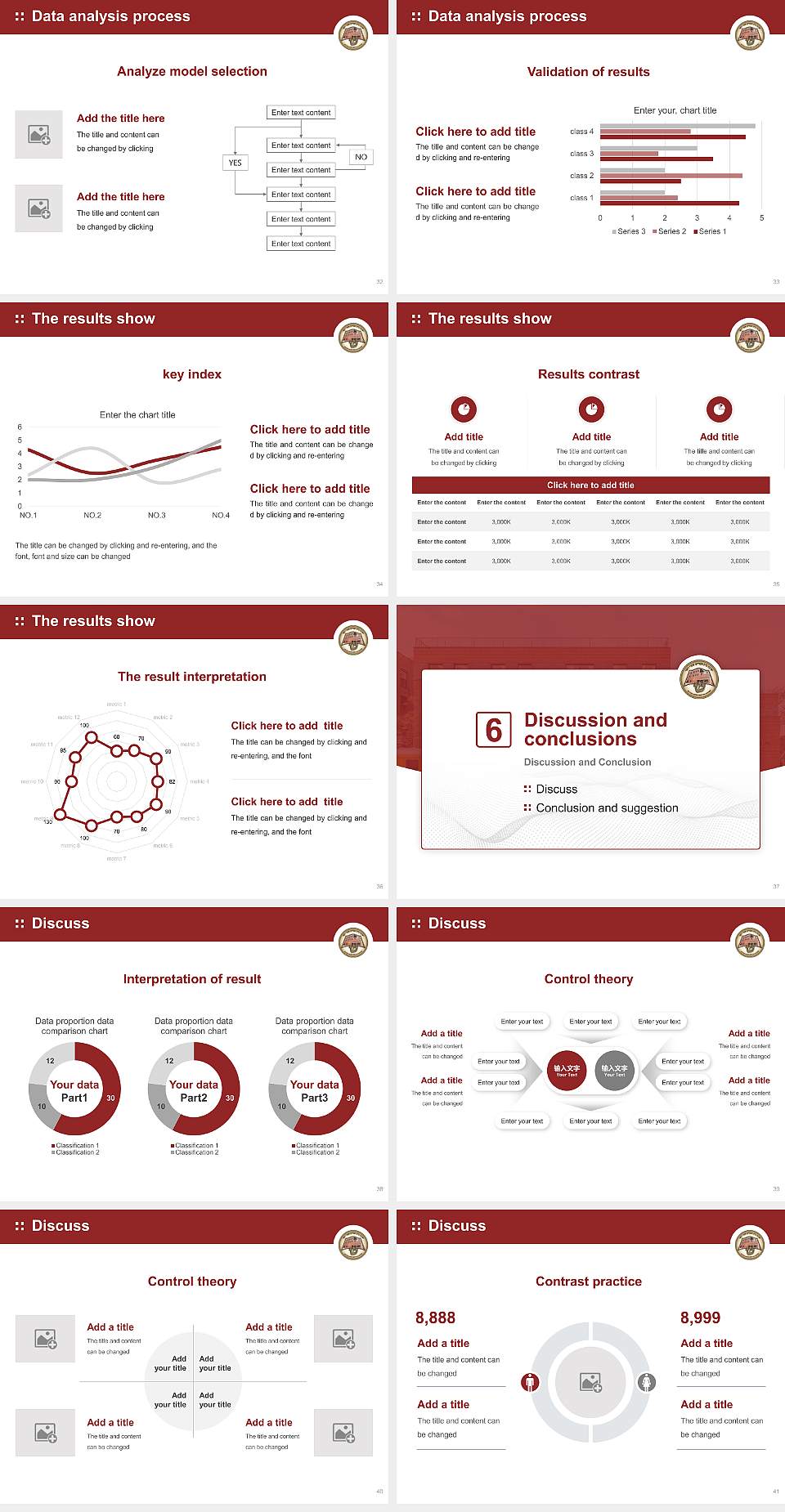 Beth Hamedrash Shaarei Yosher Institute Graduation Thesis Defense PPT Template4:3 ratio PPT effect preview image5