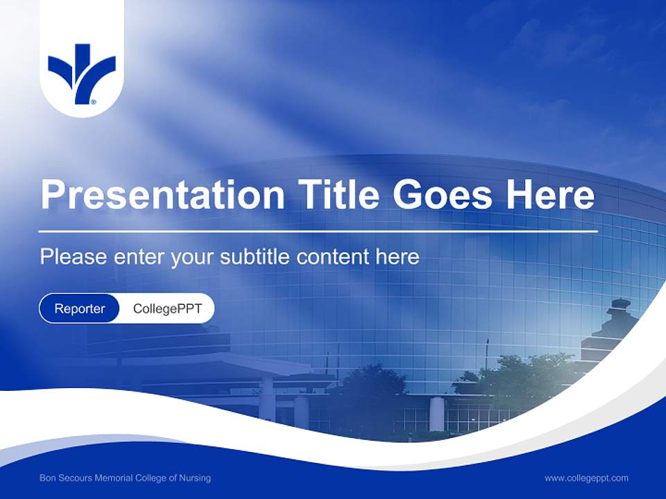 Bon Secours Memorial College of Nursing Lecture Sharing and Networking Event PPT Template4:3 ratio PPT effect preview image4