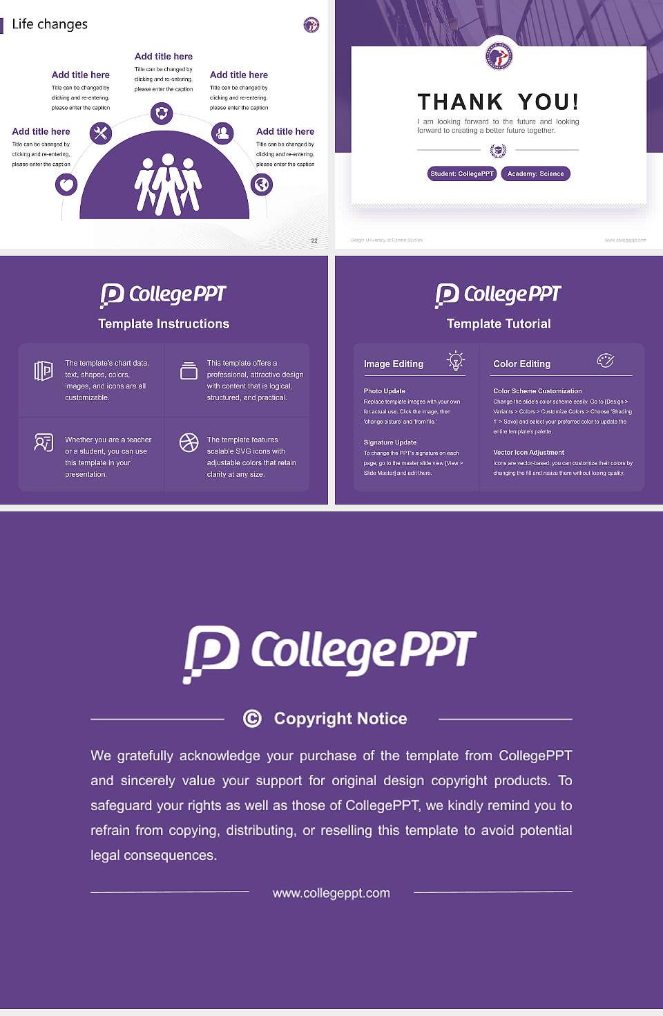 Bergin University of Canine Studies National Scholarship Defense PPT Template4:3 ratio PPT effect preview image4