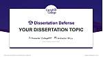 Carroll College Scriptieverdediging PPT-sjabloon