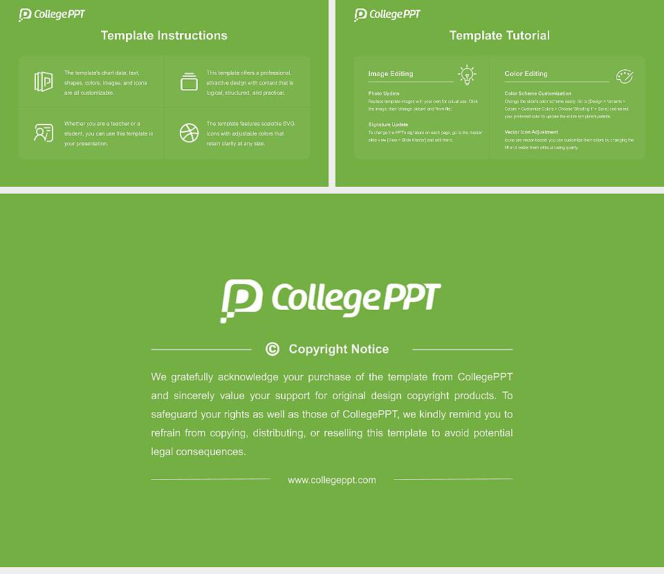 Brookline College-Phoenix Course/Courseware Creation PPT Template16:9 ratio PPT effect preview image5