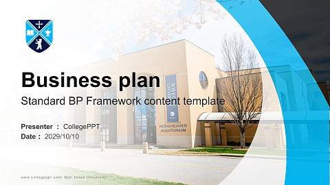 Bob Jones University Competition/Entrepreneurship Contest PPT Template