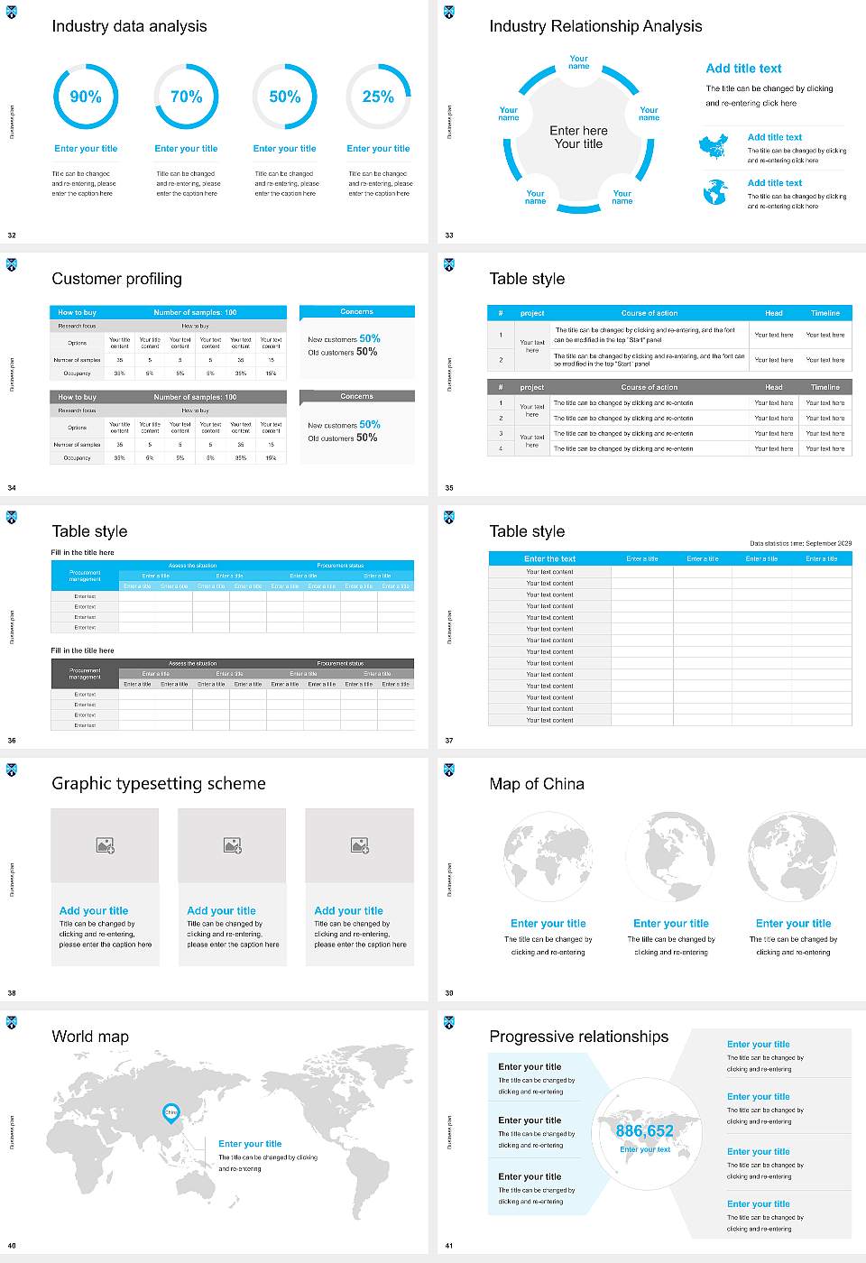 Bob Jones University Competition/Entrepreneurship Contest PPT Template16:9 ratio PPT effect preview image5
