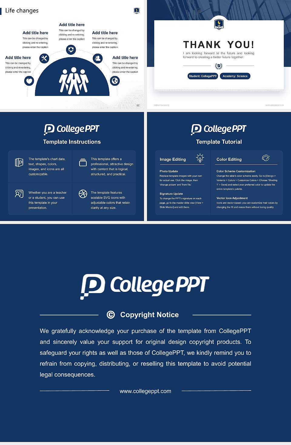 Bethel University National Scholarship Defense PPT Template4:3 ratio PPT effect preview image4