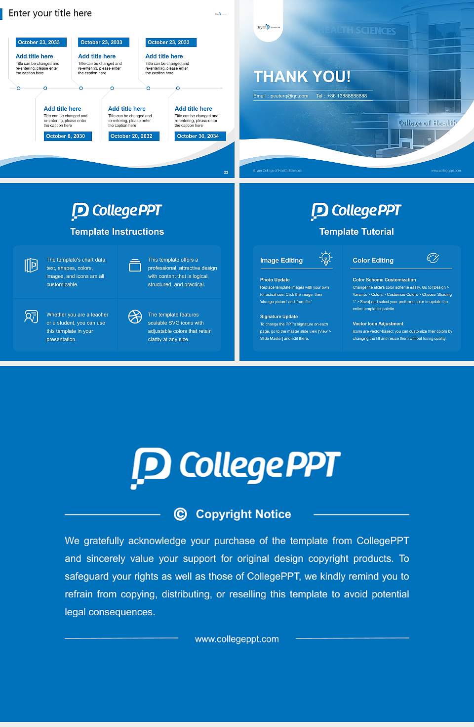Bryan College of Health Sciences Lecture Sharing and Networking Event PPT Template4:3 ratio PPT effect preview image4