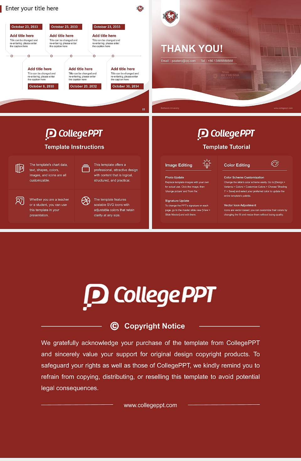Bethesda University Lecture Sharing and Networking Event PPT Template4:3 ratio PPT effect preview image4
