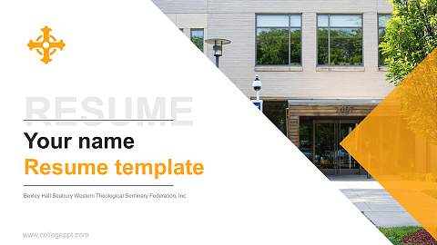 Bexley Hall Seabury Western Theological Seminary Federation, Inc Resume PPT Template