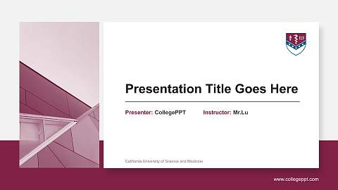 California University of Science and Medicine General Purpose PPT Template
