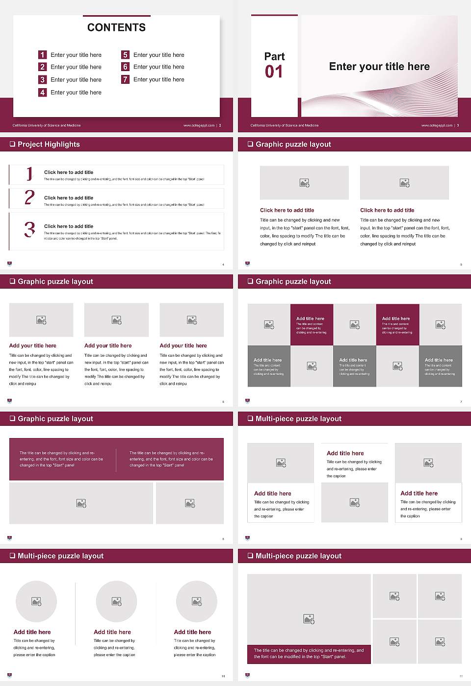California University of Science and Medicine General Purpose PPT Template16:9 ratio PPT effect preview image2