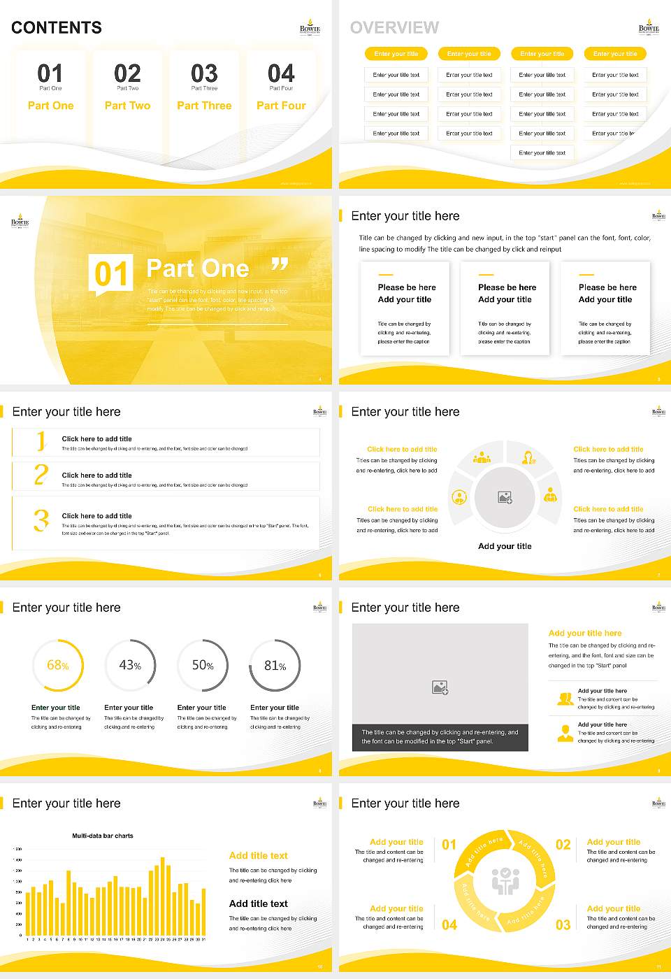 Bowie State University Lecture Sharing and Networking Event PPT Template16:9 ratio PPT effect preview image2