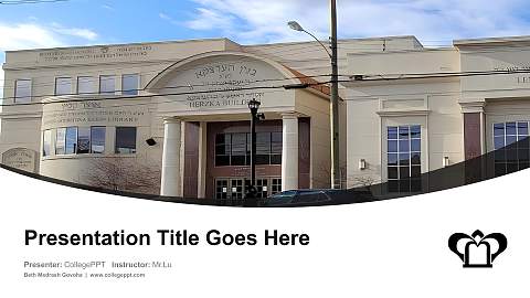 Beth Medrash Govoha Course/Courseware Creation PPT Template