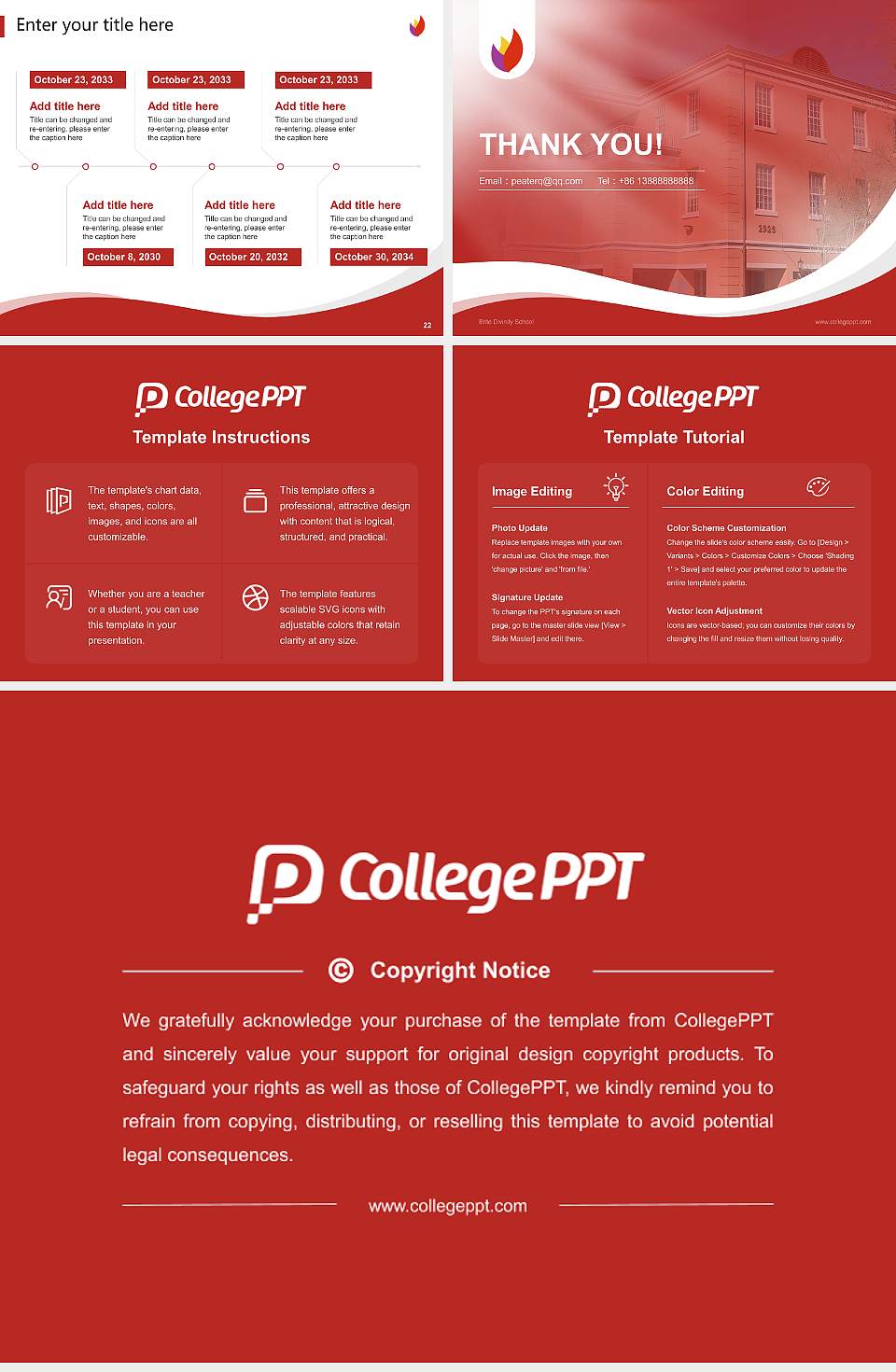 Brite Divinity School Lecture Sharing and Networking Event PPT Template4:3 ratio PPT effect preview image4