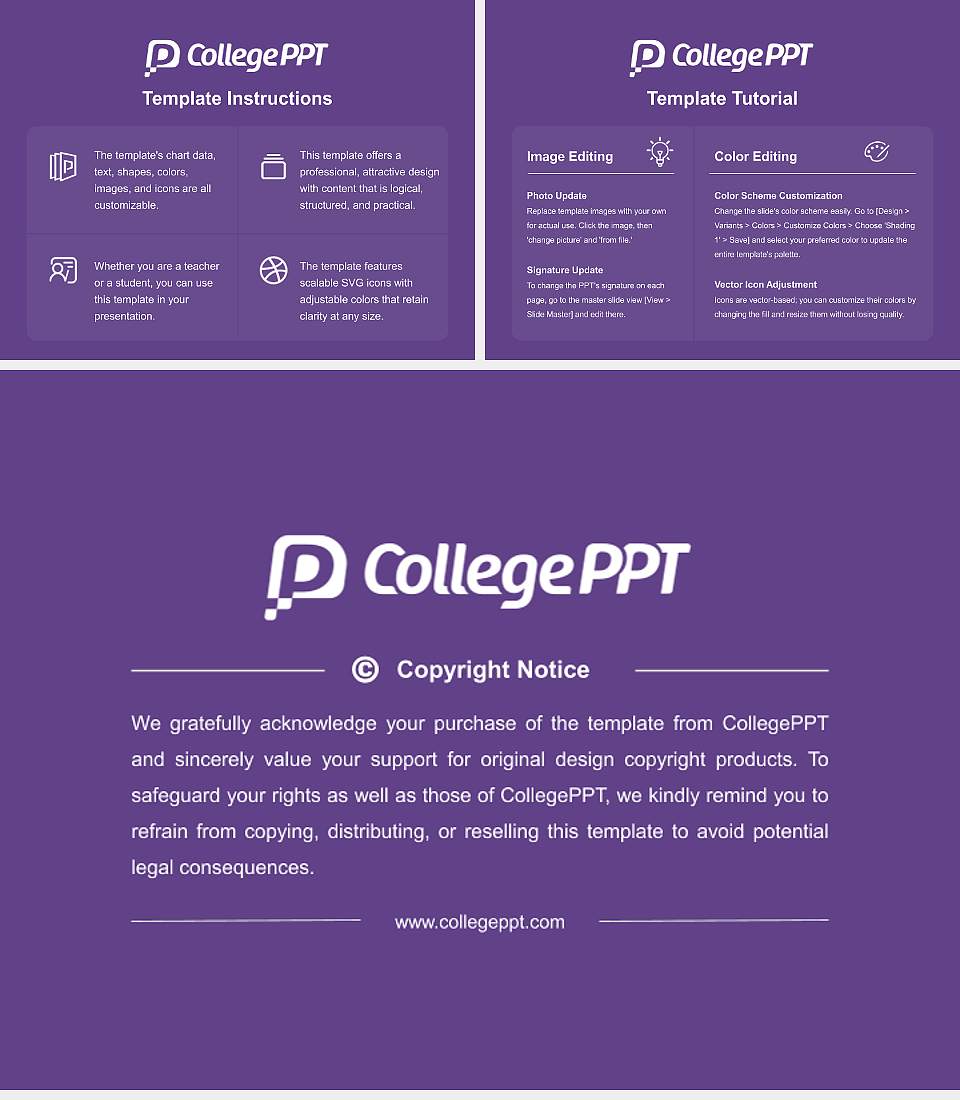 Bergin University of Canine Studies Academic Presentation/Research Findings Report PPT Template4:3 ratio PPT effect preview image5