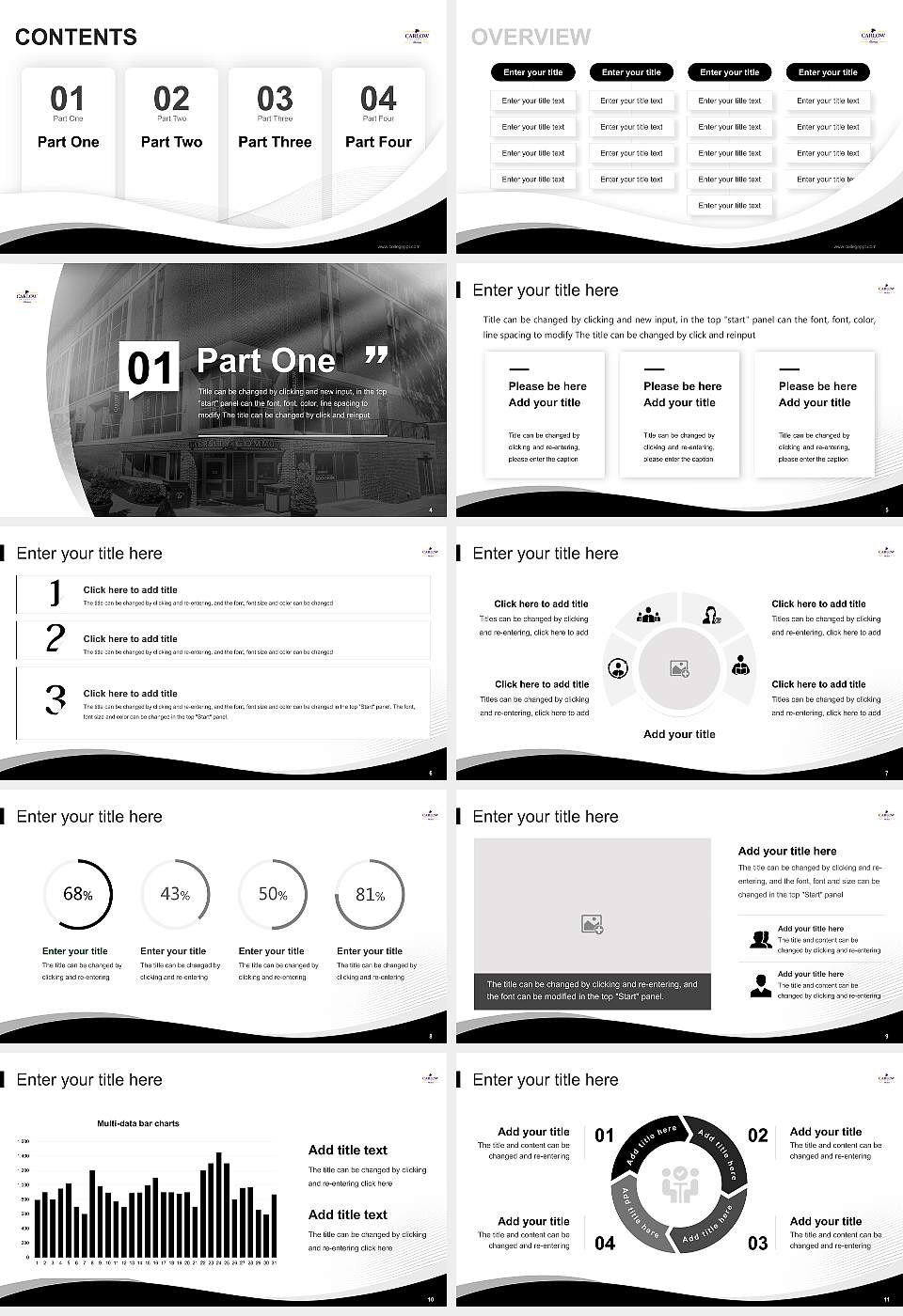 Carlow University Lecture Sharing and Networking Event PPT Template16:9 ratio PPT effect preview image2