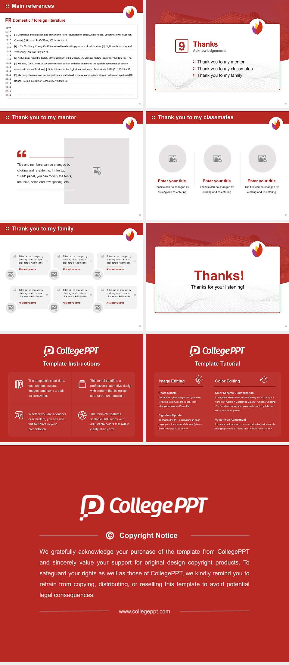 Brite Divinity School Graduation Thesis Defense PPT Template4:3 ratio PPT effect preview image7