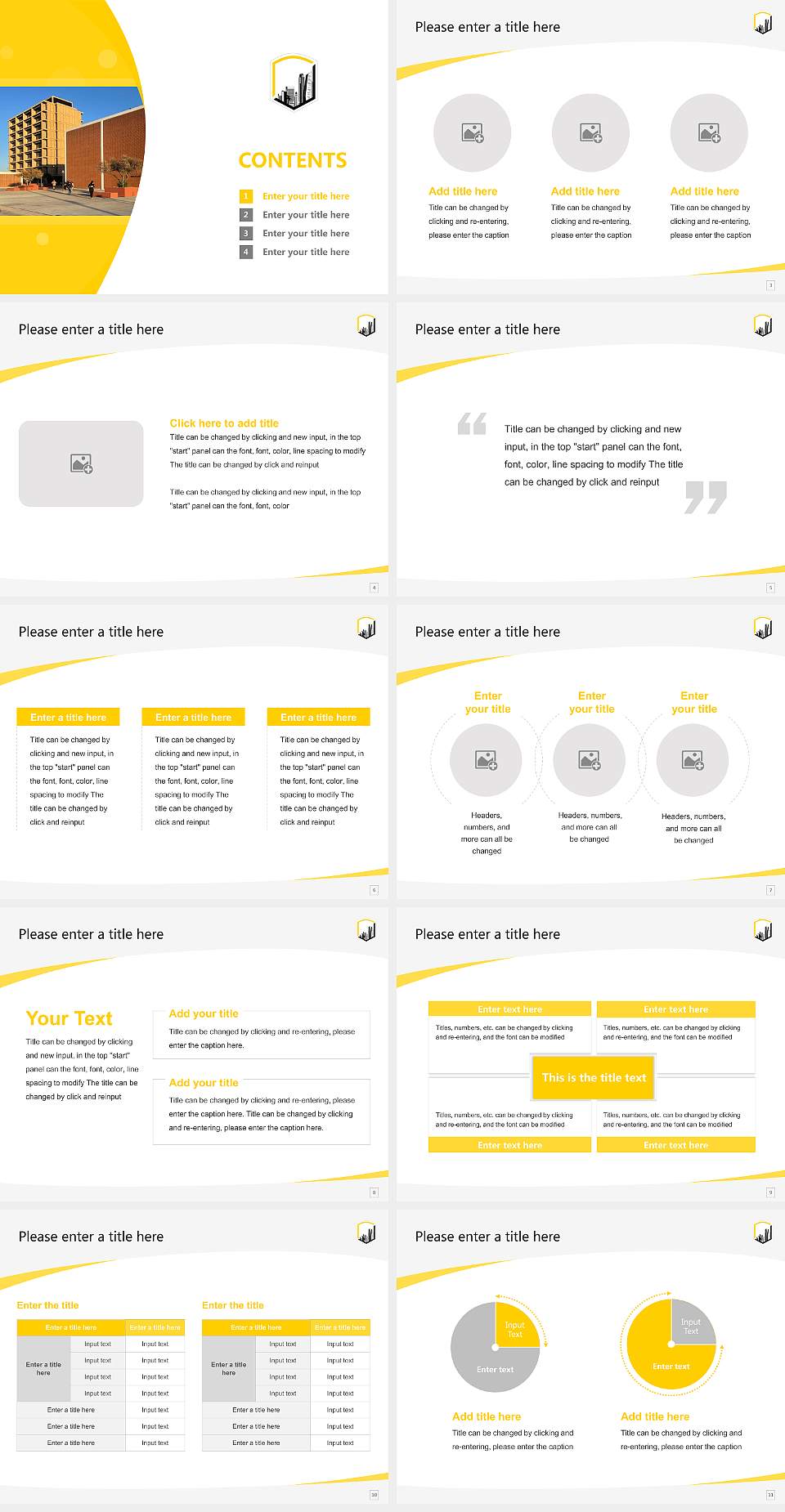 California State University-Los Angeles Course/Courseware Creation PPT Template4:3 ratio PPT effect preview image2