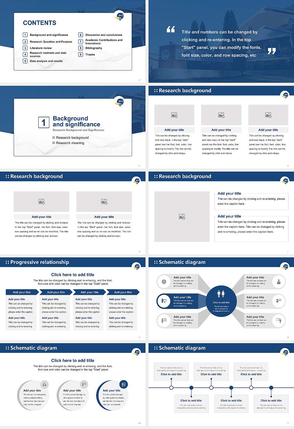Beulah Heights University Graduation Thesis Defense PPT Template16:9 ratio PPT effect preview image2